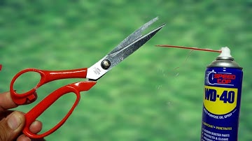 Special way to sharpen scissors as sharp as a razor in 1 minutes. Genius idea