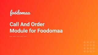 Call And Order Module for Foodomaa screenshot 3