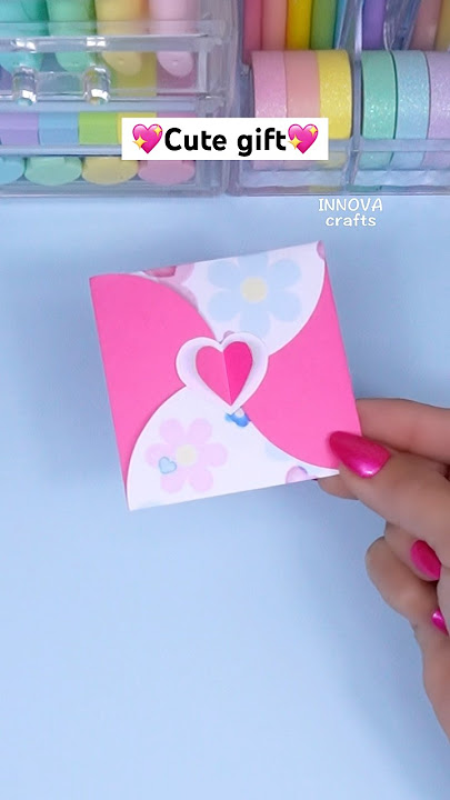 Cute gift card idea 💖 DIY Paper craft #diy #craft #handmade #art #papercraft #artandcraft