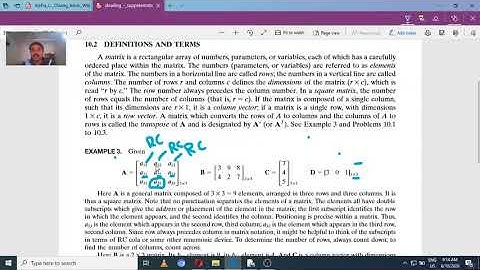 Linear Models and Matrix algebra Lecture by faizan Noor Bhutta