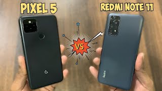 PIXEL 5 vs REDMI NOTE 11 Speed Test Comparison