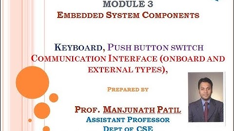 18CS44 MES KEYBOARD ONBOARD COMMUNICATION INTERFACE