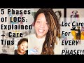 The 5 Phases of Locs: Explained + Care Tips for EACH phase + All Natural Scalp Cleanser Recipe