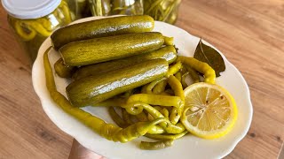 Annemi̇n Tari̇fi̇yle Yapiyorum Herkes Hazir Saniyor Püf Noktalariyla Kütür Kütür Salatalik Turşusu