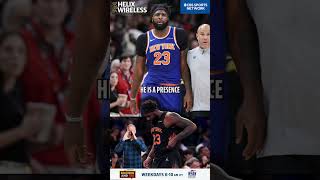 Safe to say Boomer never expected Mitchell Robinson to miss any games😅