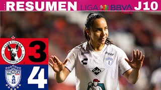 Tijuana 3-4 Pachuca, partidazo y muchos goles / J10