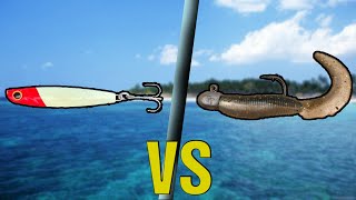 Lure CHALLENGE for Salmon Trout in the PORT RIVER | Soft Plastics VS Metal lures!? EP 15.
