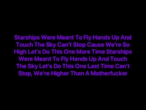 Nicki Minaj Starships Lyrics 