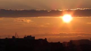 Time-lapse sun rise Sofia - 2013.08.29