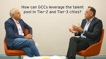 How can GCCs leverage the talent pool in Tier-2 and Tier-3 cities?