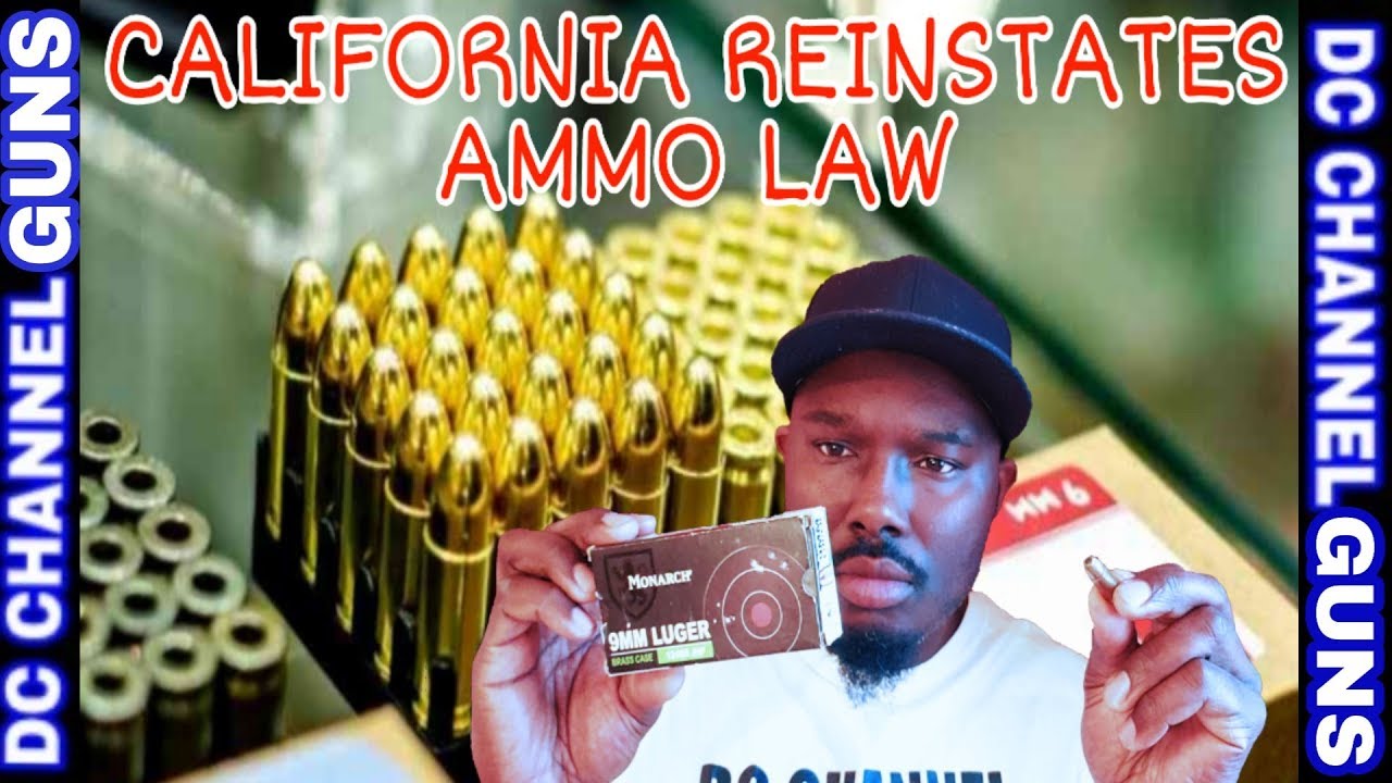( STOCKPILING BULLETS) California Reinstates Ammunition Law Faulty Data Base System #SHTF | GUNS