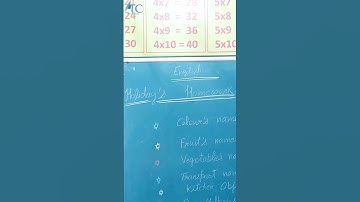 English Homework 3rd to 5th #teachersclub