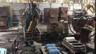 Cast Basalt Factory Workers