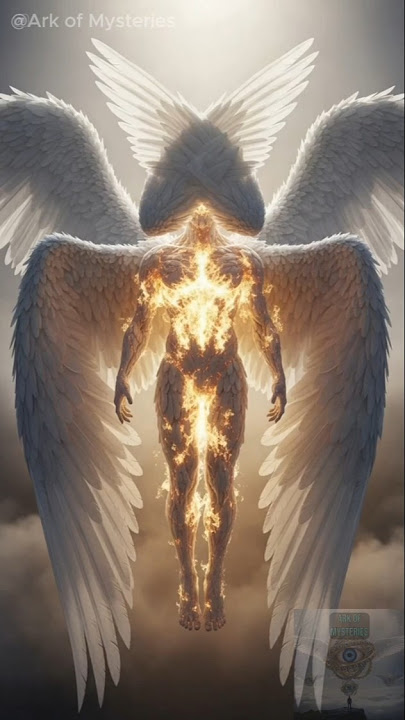 The Seraphim: The 6-Winged Angels Who BURN Before God #bible #jesus #angel #shorts