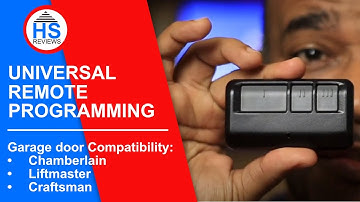 HOW TO PROGRAM UNIVERSAL REMOTE FOR GARAGE DOOR OPENER