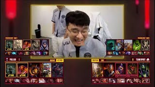 PSG.LGD.y reacts to Team Spirit’s last pick | DreamLeague S20