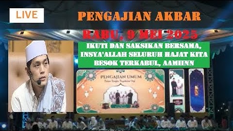 [LIVE] PENGAJIAN AKBAR DAN SHOLAWAT DI JOMBANG BERSAMA GUS H IQDAM (09 JULI 2025)