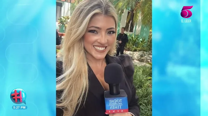 Debbie Bertrand actuar en la telenovela de Telemun...