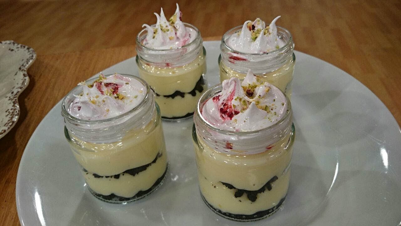 Receta dulce lemon pie en vasitos YouTube