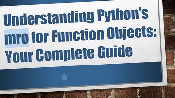 Understanding Python