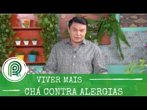 Chá de ervas caseiro combate as alergias