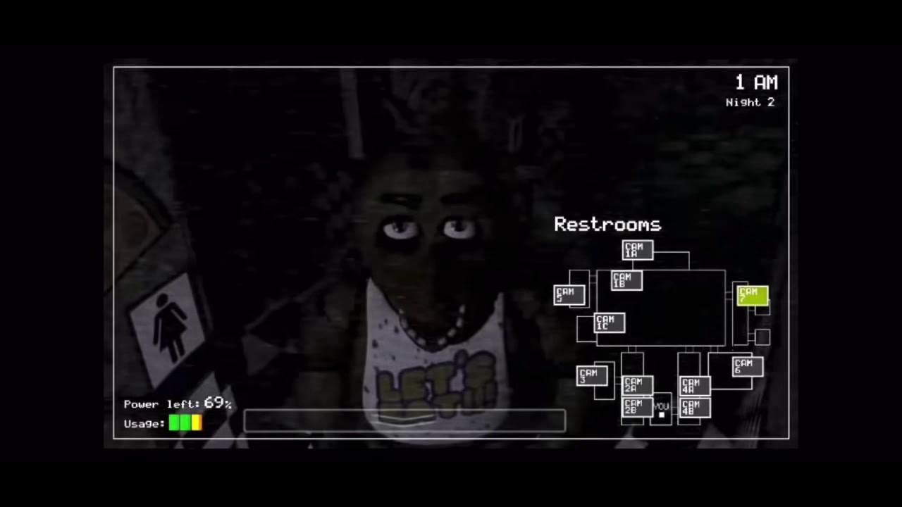 Five Nights At Freddy's 1 Virtual Cameras by Weeb_Potato