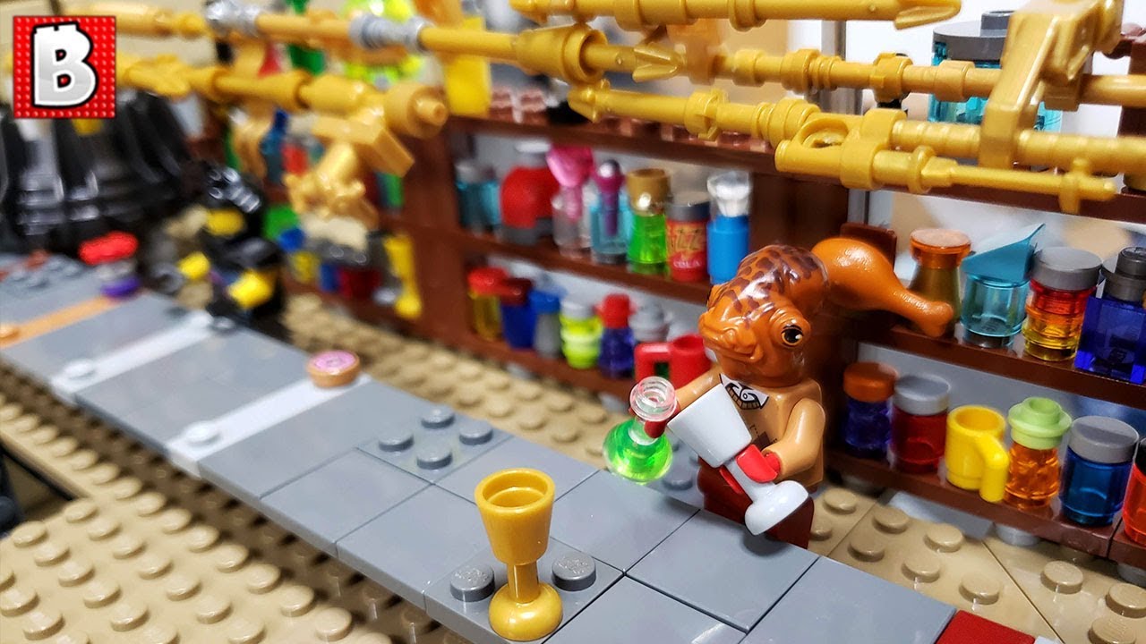 LEGO Star Wars Biker Bar Custom Build  PART 1 | Time Lapse