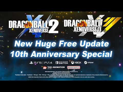 *NEW* HUGE FREE UPDATE + 10TH ANNIVERSARY UNLOCKABLES! - Dragon Ball Xenoverse 2