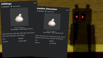How to get (Another Dimension & Chillingo) Badge & Morph in Piggy RP [W.I.P]