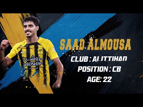 مدافع الاتحاد سعد الموسى ضد الشباب نصف نهائي كأس الملك 2025