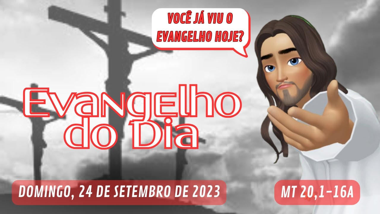 O EVANGELHO DO DIA 24/09/2023 COM REFLEXÃO PARÁBOLA DA VINHA EXPLICAÇÃO Mateus 20, 116a YouTube O EVANGELHO DO DIA 24/09/2023 COM REFLEXÃO PARÁBOLA DA VINHA EXPLICAÇÃO Mateus 20, 116a YouTube