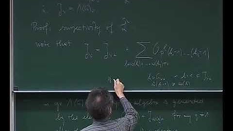 Prof. Peter Schneider | The algebraic theory of p-adic Lie groups IX