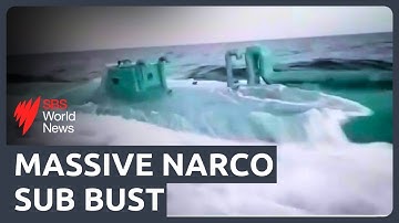 Colombia intercepts semi-submersible packed with cocaine bound for Australia