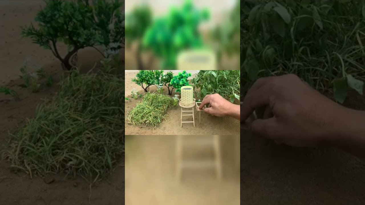 How to make mini water tower | construction mini water tank | water ...