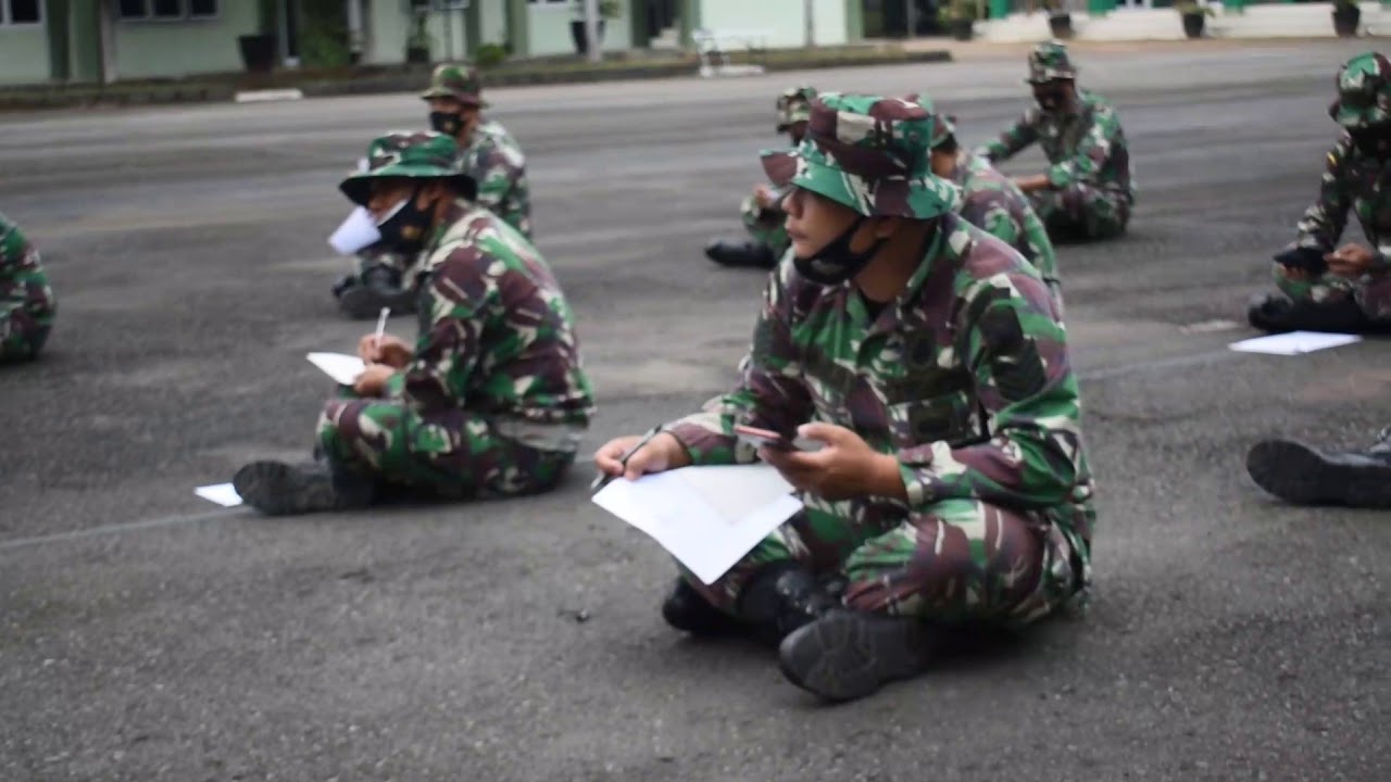 Korem 043/Gatam Laksanakan Latihan Perorangan (Latorsar) TW I tahun 2021