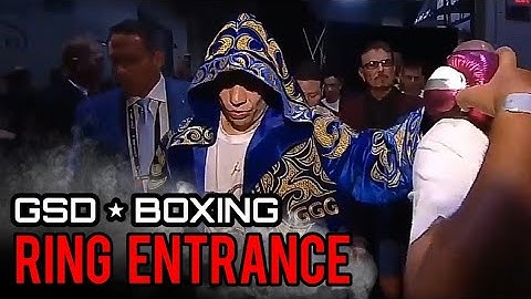 GENNADY GOLOVKIN RING ENTRANCE VS CANELO