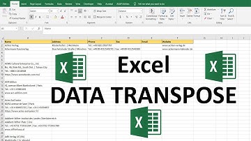 Data Transpose in Excel in Hindi | Data Transpose Function | Data Entry