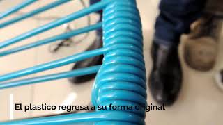 How to restore the shape of the PVC cords of Acapulco chairs.