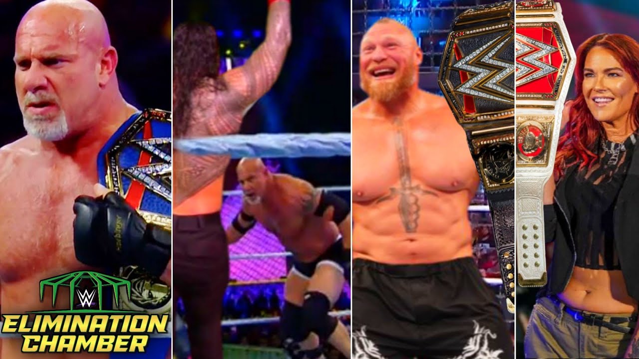 WWE Elimination Chamber 19 Feb 2022, Highlights ! Goldberg Wins Universal Championship from Roman..