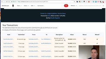 Why does some EthTools.com functionality require user login?