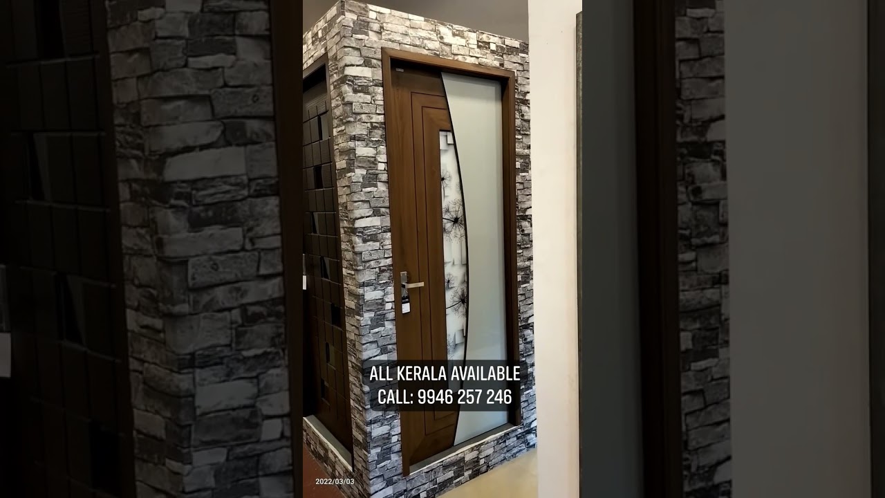 Best quality fiber waterproof doors for bathroom in kerala | Fiber bathroom door designs 