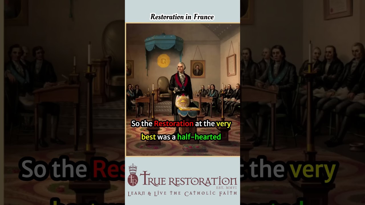 Bp. Dolan: The Restoration in France #traditionalcatholic #catholicchurch