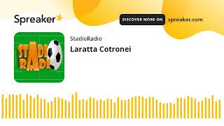 Laratta Cotronei by StadioRadio Channel 39 views 3 weeks ago 5 minutes, 37 seconds