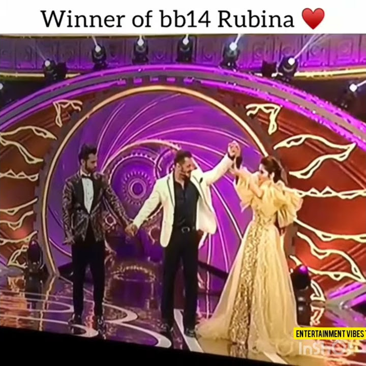 #Big boss 14 winner 🏆 is #Rubina