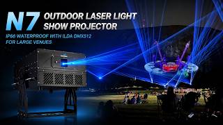 IP66 Waterproof Outdoor Laser Projector | ILDA DMX512 Laser Show System for Large Events