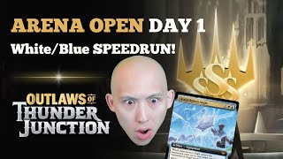 Azorius SPEEDRUN! | Arena Open Day 1 | Outlaws Of Thunder Junction Sealed | MTG Arena