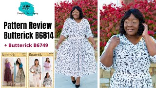 New Sewing Makes | Pattern Reviews Butterick B6814, Butterick B6749