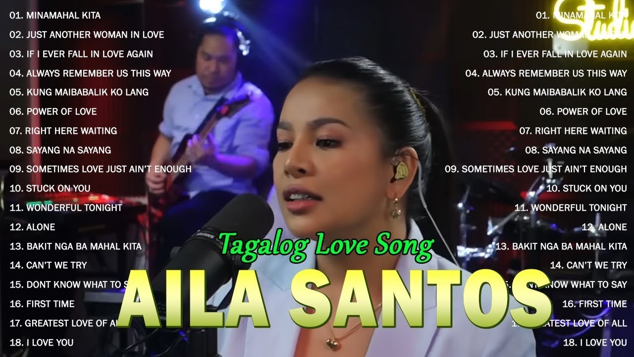 Aila Santos Tagalog Love Song 💗 Aila Santos Cover Slow Rock Love Song💗 Minamahal Kita #coversong