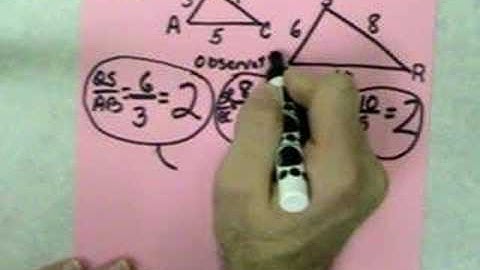 GC 3.2.3 pt 1 Triangle Similarity AA SSS