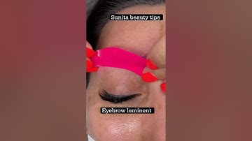 Brow lamination, wax and stain 💖✨ #browshaping #browlamination #browlaminationtutorial